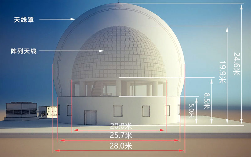 基站天線罩3D內部結構圖